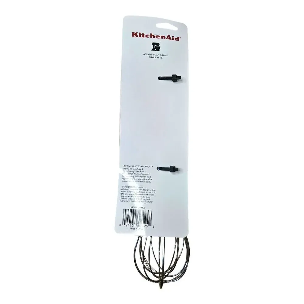NEW KitchenAid Silicone Handle Utility Whisk in Mineral Water [Light Aqua]